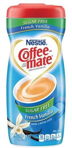 Coffee-Mate sušená smetana bez cukru s příchutí francouzské vanilky 289,1 g