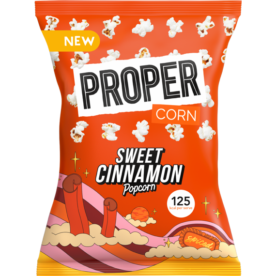Proper Corn sweet popcorn with cinnamon flavor 90 g