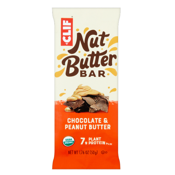 Clif oat bar with chocolate and peanut butter 50 g