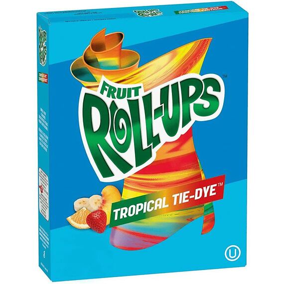 Fruit Roll-Ups soft strips with tropical fruit flavor 112 g