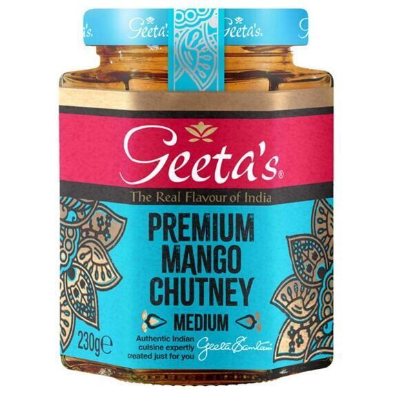 Geeta's Premium mangové čatný 230 g