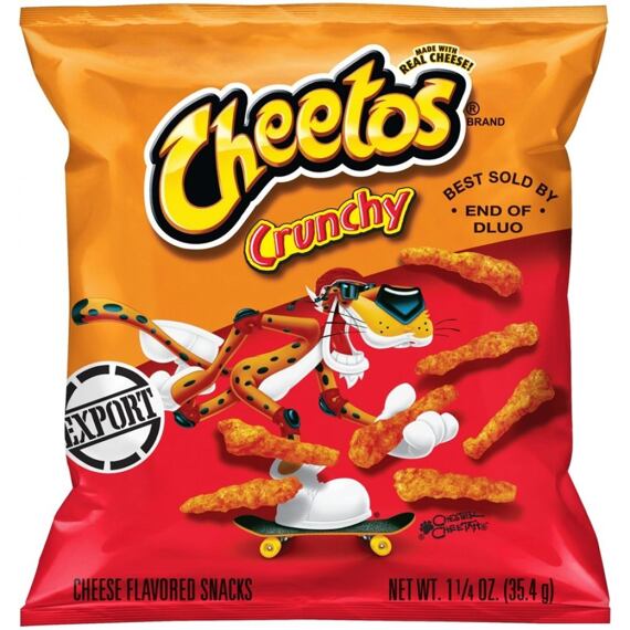 Cheetos Crunchy kukuřičné křupky s příchutí sýru 35,4 g