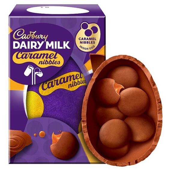 Cadbury Milk Chocolate Easter Egg with Caramel Flavored Buttons 96g