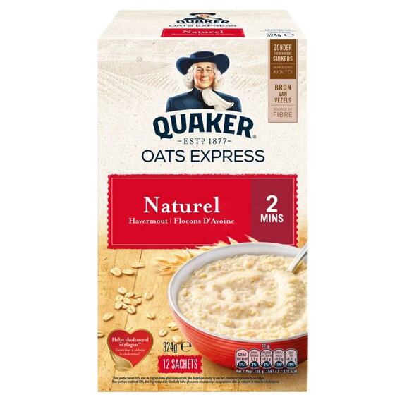 Quaker Oat přírodní ovesná kaše 324 g
