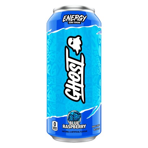 Ghost UK Energy Zero nápoj s příchutí modrá malina 500 ml