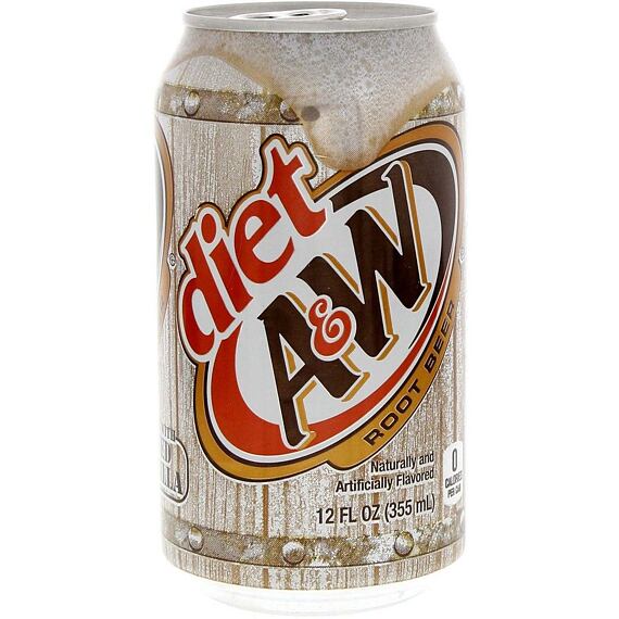 A&W root beer diet 355 ml