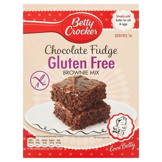 Betty Crocker mix for preparing gluten-free brownies with chocolate flavor 415 g