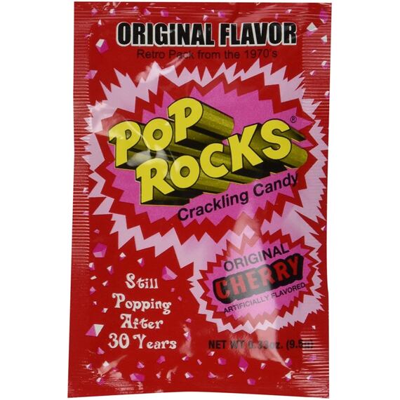 Pop Rocks bursting candies with cherry flavor 9.5 g