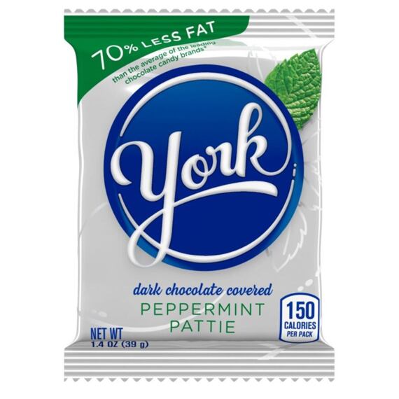 York Pattie hořká čokoláda s mátovou příchutí 39 g