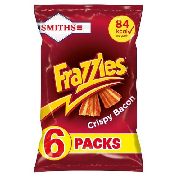 Frazzles kukuřičný snack s příchutí slaniny 6 x 18 g