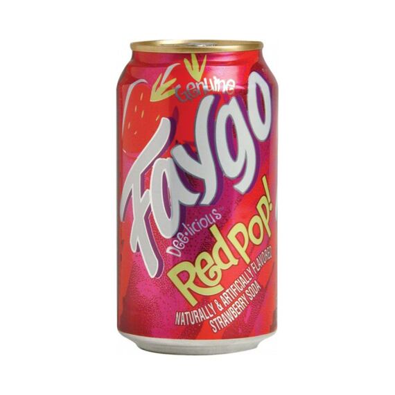 Faygo Red Pop! sycená limonáda s příchutí jahody 355 ml