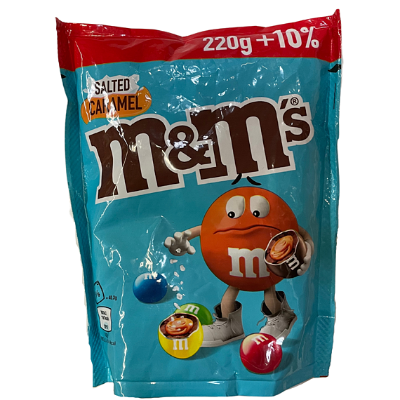 M&M's čokoládové bonbonky s příchutí slaného karamelu 242 g PM