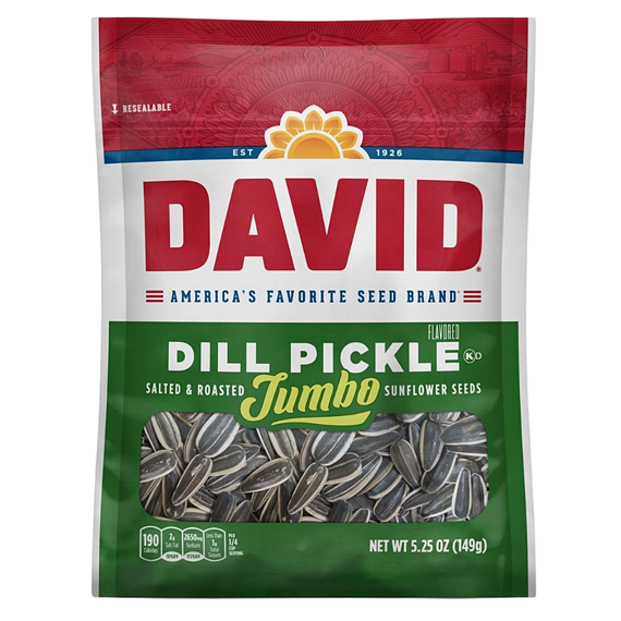David Jumbo dill pickle sunflower seeds 149 g