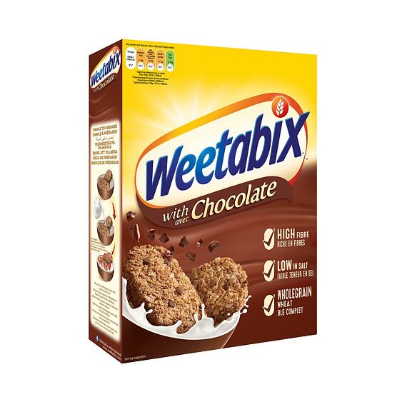 Weetabix pšeničné cereálie s kousky čokolády 500 g