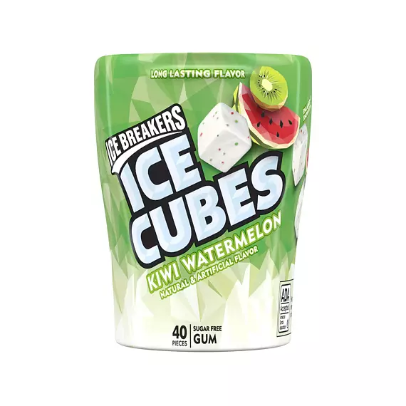 Ice Breakers sugar free chewing gum with watermelon and kiwi flavor 92 g