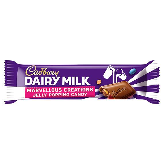 Cadbury jelly popping candy milk chocolate 47 g