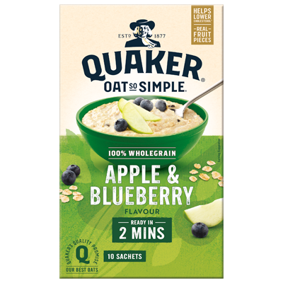 Quaker Oat So Simple Apple & Blueberry 10 ks 360 g