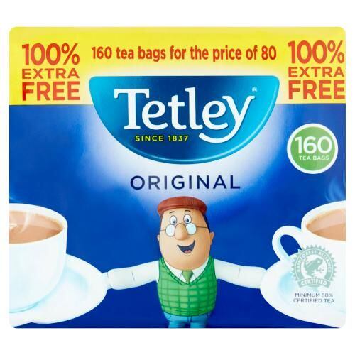 Tetley Retro 100% Free 160 pcs 500 g