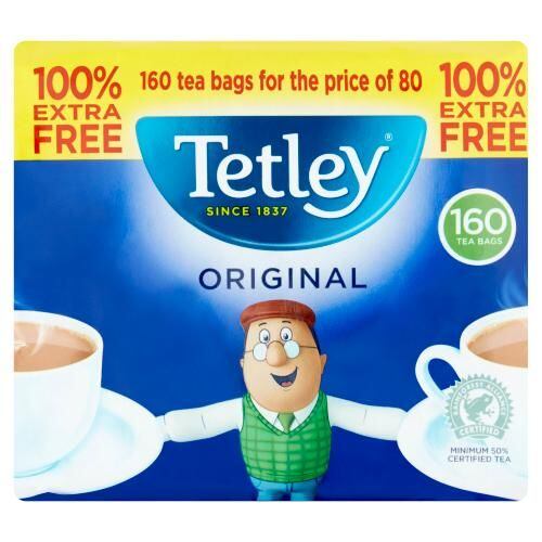 Tetley Retro černý čaj 100% Free 160 ks 500 g