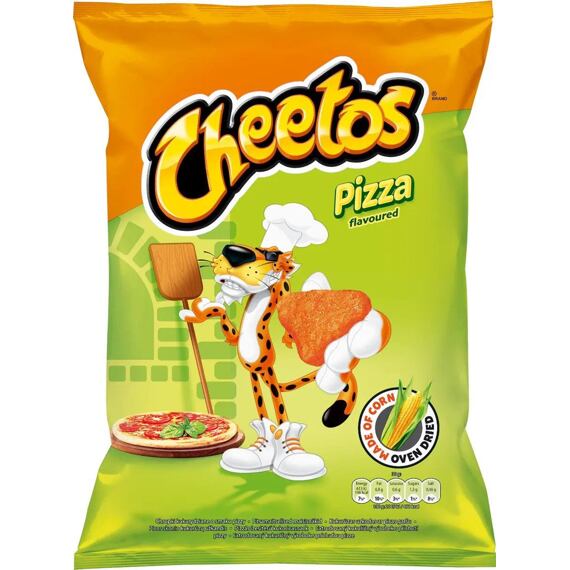 Cheetos kukuřičné křupky s příchutí pizzy 160 g