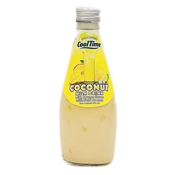 Cool Time coconut milk drink with pieces of jelly with mango flavor 290 ml