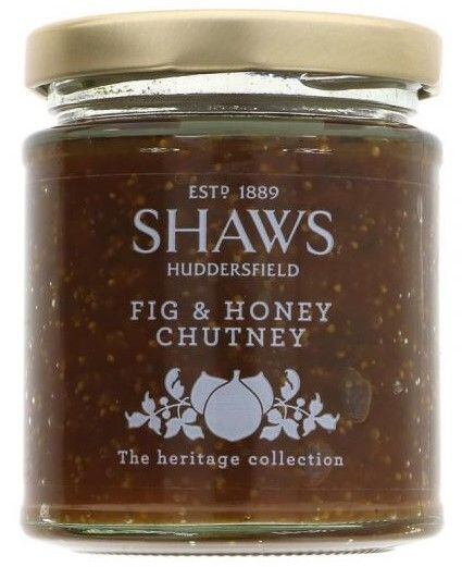 Shaws medové čatný s fíky 195 g
