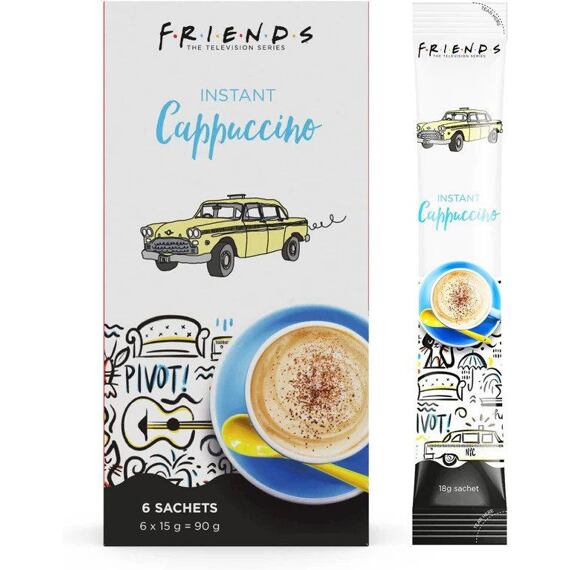 FRIENDS instant coffee for preparing Cappuccino coffee 6 x 15 g