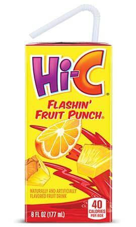 Hi-C Flashin' nápoj s příchutí ovocného punče 177 ml