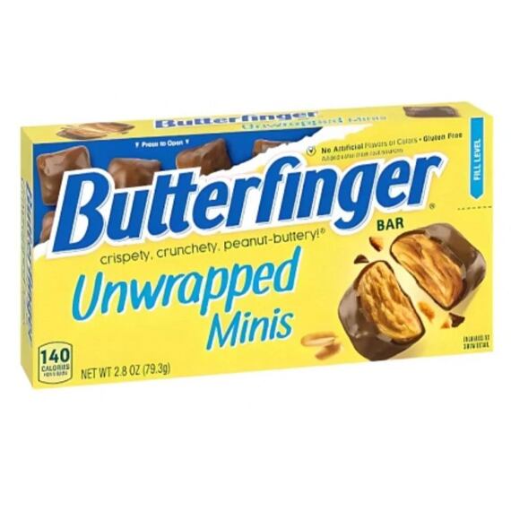 Butterfinger Unwrapped Minis Theater Box 79 g