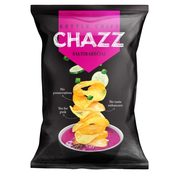 Chazz chips with the flavor of pink beetroot soup 90 g