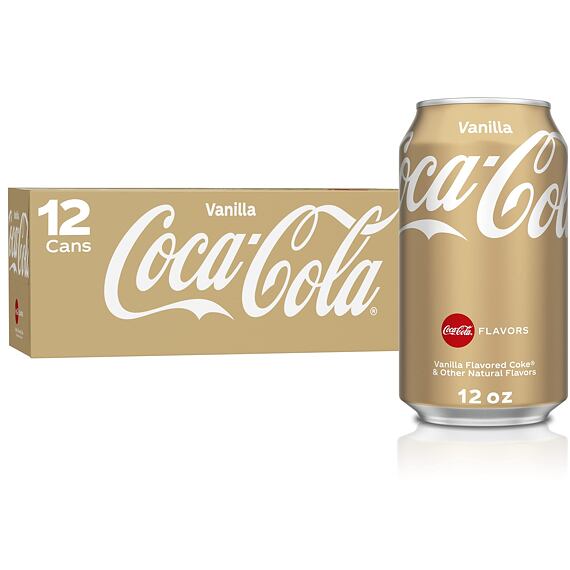 Coca-Cola sycený nápoj s příchutí vanilky 355 ml Celé Balení 12 ks
