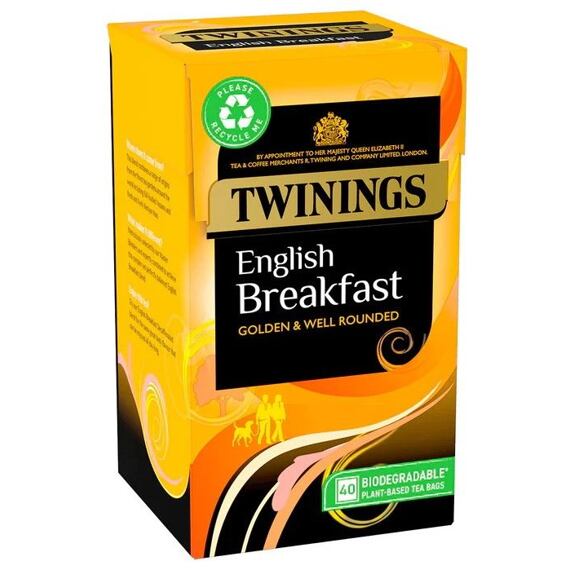 Twinings English Breakfast black tea 40 pcs 100 g