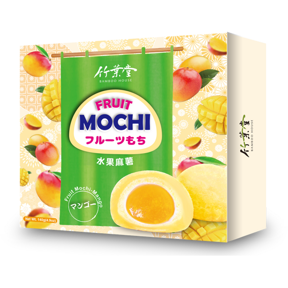 Bamboo japonské koláčky Mochi s příchutí manga 140 g