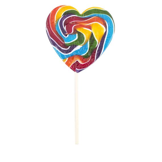 Heart Pop lízátko ve tvaru srdce 1 ks 80 g
