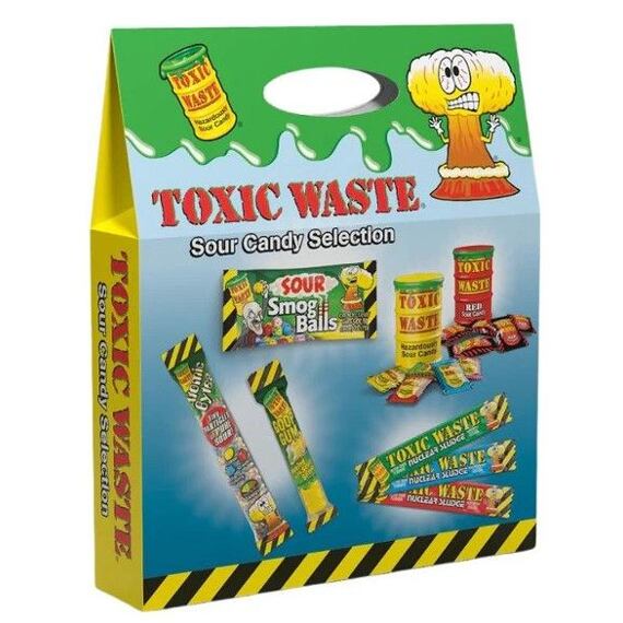 Toxic Waste Selection Pack selection of sour candies 295 g