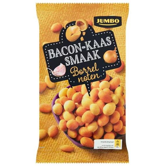 Jumbo arašídy v těstíčku s příchutí slaniny a sýru 300 g