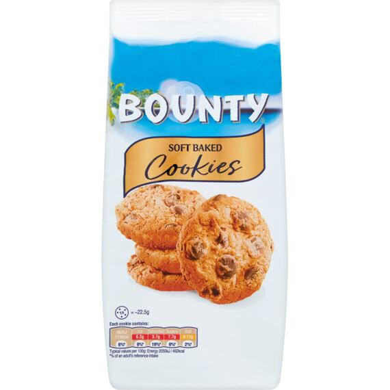 Bounty sušenky s čokoládou a kokosem 180 g