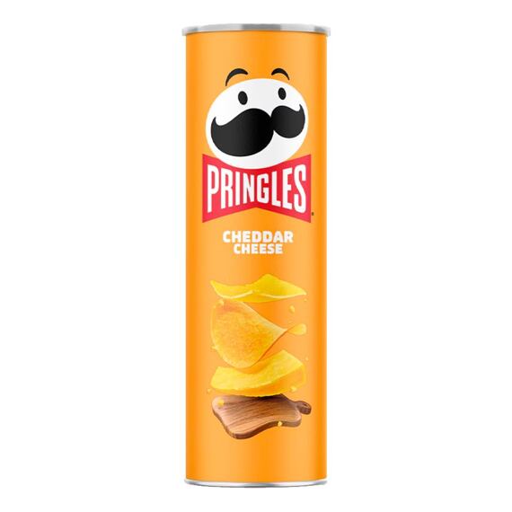 Pringles bramborové chipsy s příchutí sýru Čedar 158 g