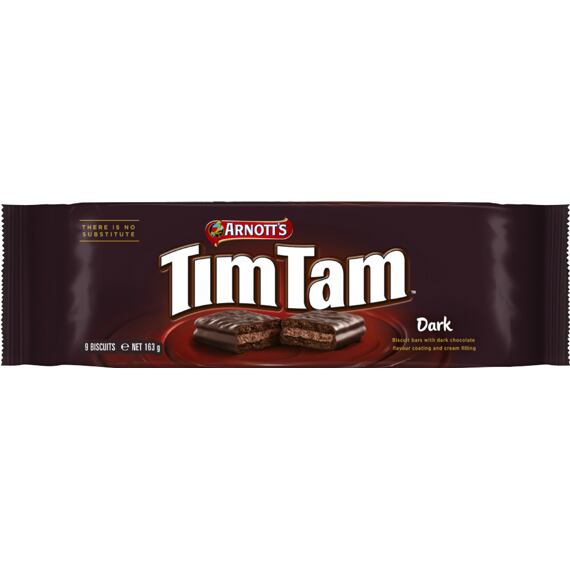 Tim Tam chocolate biscuits with dark chocolate coating 163 g