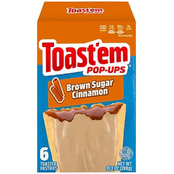 Toast'em pšeničné taštičky s náplní a polevou s příchutí skořicového cukru 288 g