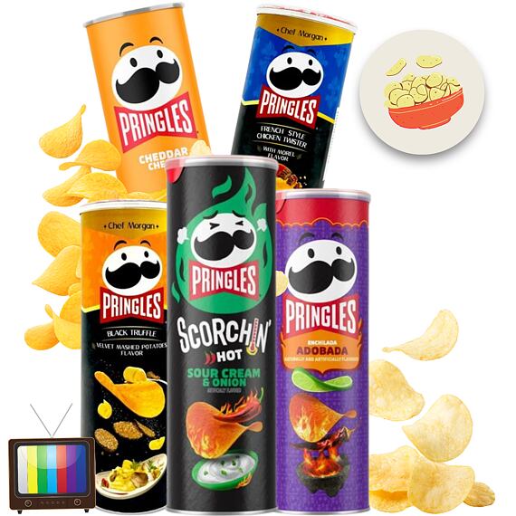 Pringles všude, kam se podíváš