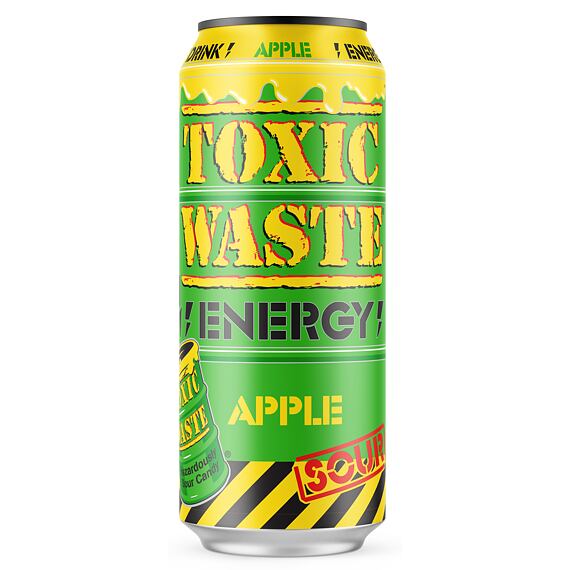 Toxic Waste energy drink with sour apple flavor 500 ml