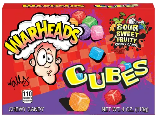 Warheads Sour & Sweet kyselé žvýkací bonbonky s ovocnými příchutěmi 113 g