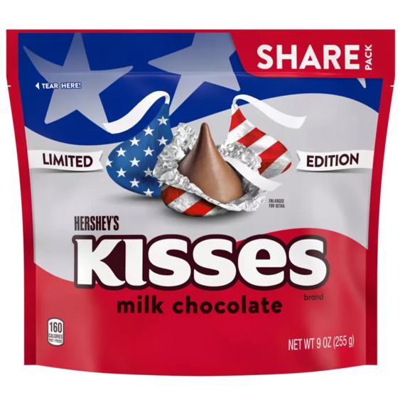 Hershey's US Kisses pusinky z mléčné čokolády 255 g