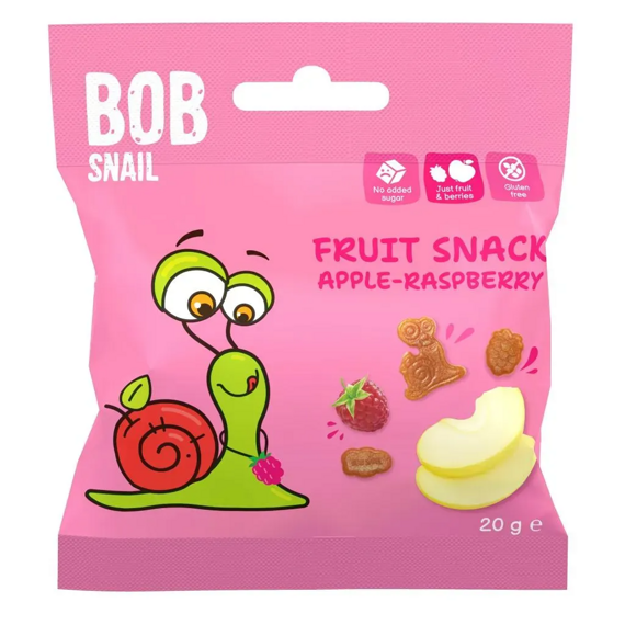 Šnek Bob ovocný snack jablko-malina 20 g