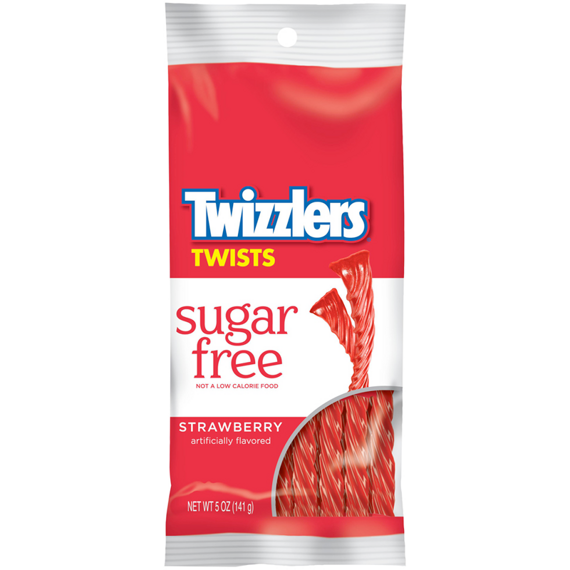 Twizzlers pendreky s příchutí jahody bez cukru 141 g