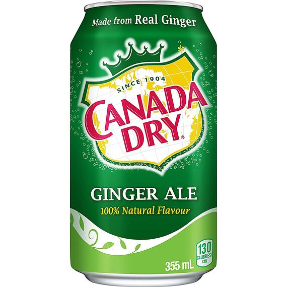 Canada Dry sycený nápoj s příchutí zázvoru 355 ml