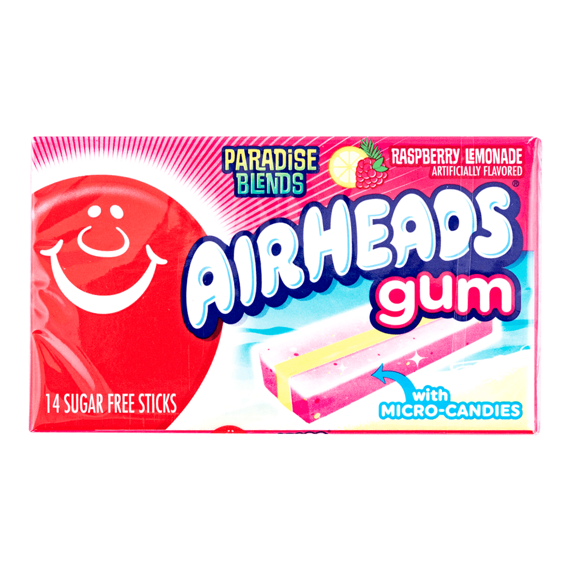Airheads raspberry lemonade chewing gum 34 g