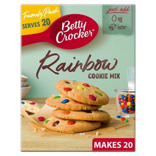 Betty Crocker rainbow chocolate chip cookie mix 495 g