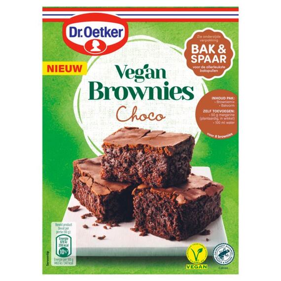 Dr. Oetker směs na přípravu veganských čokoládových brownies 360 g